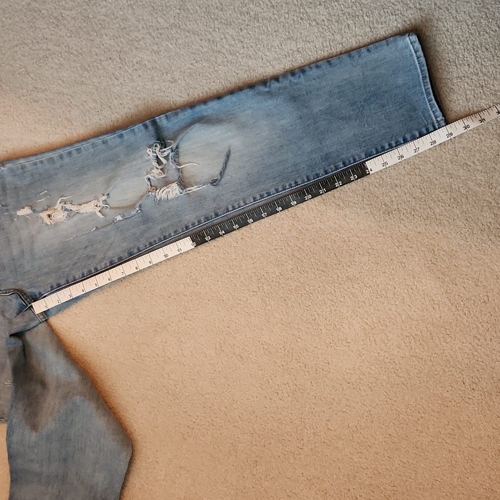 KUT FROM THE KLOTH Jeans Catherine Boyfriend Cut Distressed Blue Jeans Size 4 - Picture 10 of 10